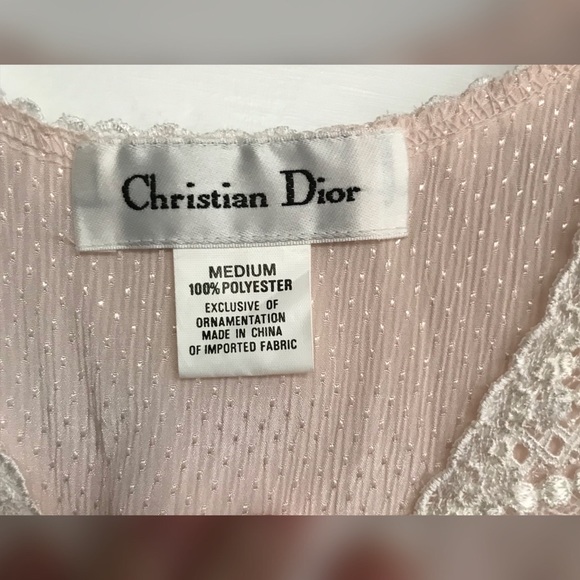 Christian Dior Vintage Blush Pink Nightgown NWT! - Picture 5 of 8